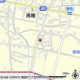 静岡県浜松市浜名区善地577周辺の地図