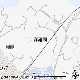 愛知県美浜町（知多郡）北方（深廻間）周辺の地図