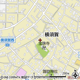 静岡県浜松市浜名区横須賀1087周辺の地図