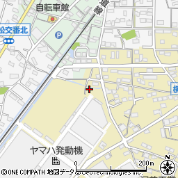 静岡県浜松市浜名区横須賀1600周辺の地図