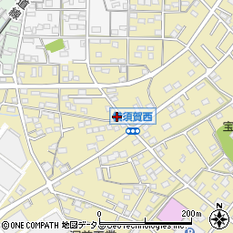 静岡県浜松市浜名区横須賀1511-6周辺の地図