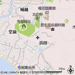 愛知県西尾市寺部町浜田54-3周辺の地図