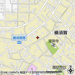 静岡県浜松市浜名区横須賀1101周辺の地図