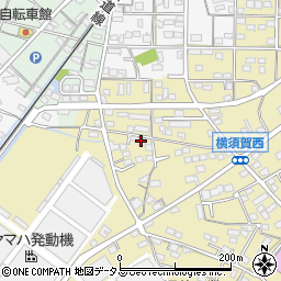 静岡県浜松市浜名区横須賀1601周辺の地図