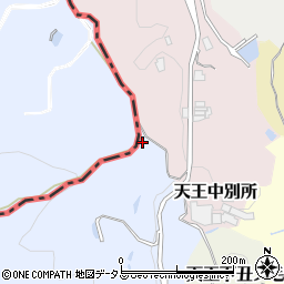 京都府京田辺市天王裂石23周辺の地図