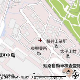 兵庫県姫路市飾磨区中島3331周辺の地図