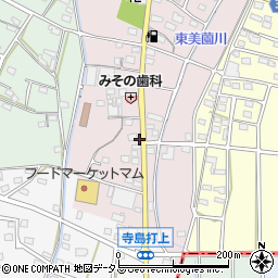 静岡県浜松市浜名区東美薗58-2周辺の地図