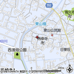 兵庫県姫路市東山424-1周辺の地図