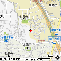 大阪府枚方市釈尊寺町1周辺の地図