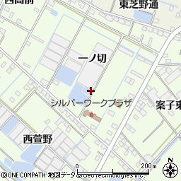 愛知県西尾市一色町生田一ノ切81周辺の地図