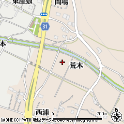 愛知県豊橋市石巻町荒木周辺の地図