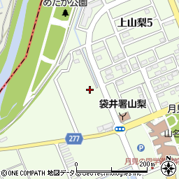 静岡県袋井市上山梨1724周辺の地図