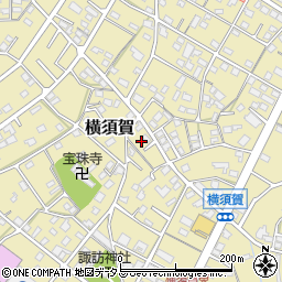静岡県浜松市浜名区横須賀466-6周辺の地図