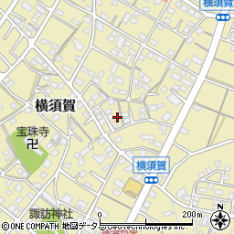 静岡県浜松市浜名区横須賀430周辺の地図