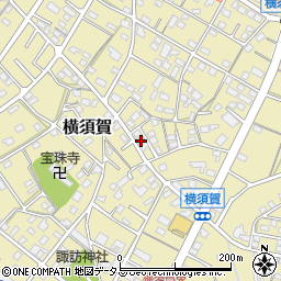 静岡県浜松市浜名区横須賀465周辺の地図