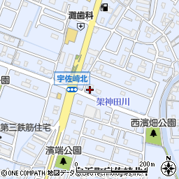 兵庫県姫路市東山1398周辺の地図