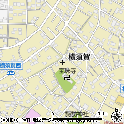静岡県浜松市浜名区横須賀1086周辺の地図