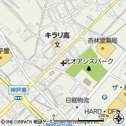 静岡県榛原郡吉田町神戸681周辺の地図