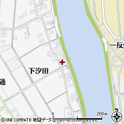 愛知県西尾市一色町松木島下汐田187周辺の地図