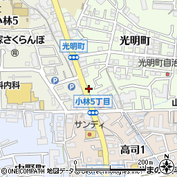 宝塚オート周辺の地図
