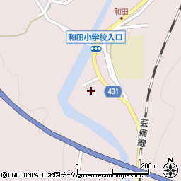 広島県三次市向江田町3364周辺の地図
