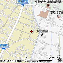 静岡県浜松市浜名区横須賀494周辺の地図