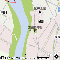 愛知県豊橋市牛川町宮脇周辺の地図