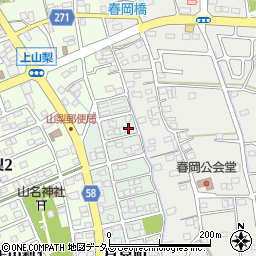 静岡県袋井市月見町16-7周辺の地図