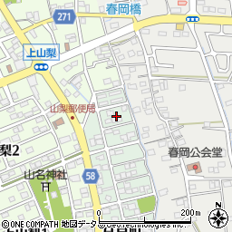 静岡県袋井市月見町16周辺の地図