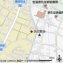 静岡県浜松市浜名区横須賀496周辺の地図