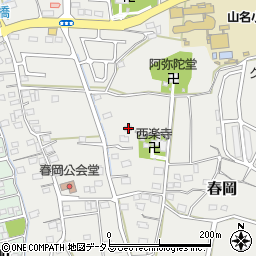 静岡県袋井市春岡386周辺の地図