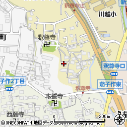 大阪府枚方市釈尊寺町1-20周辺の地図