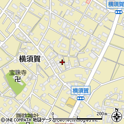 静岡県浜松市浜名区横須賀462周辺の地図