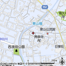 兵庫県姫路市東山424周辺の地図