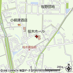掛川市役所健康福祉部　地域包括ケア推進課・西部ふくしあ周辺の地図
