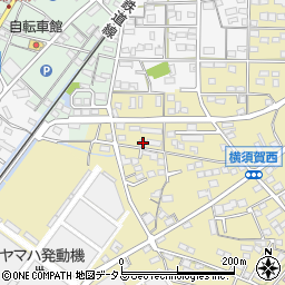 静岡県浜松市浜名区横須賀1589周辺の地図