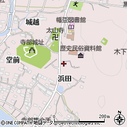 愛知県西尾市寺部町浜田62周辺の地図