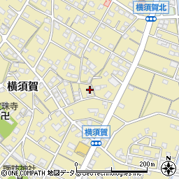 静岡県浜松市浜名区横須賀422-1周辺の地図