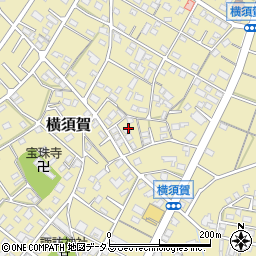 静岡県浜松市浜名区横須賀464周辺の地図