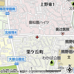大阪府豊中市栗ケ丘町10-13周辺の地図
