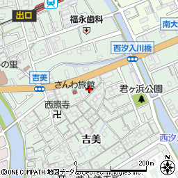 兵庫県姫路市大津区吉美212-4周辺の地図