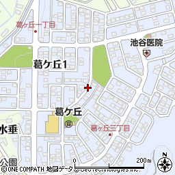 静岡県掛川市葛ケ丘周辺の地図