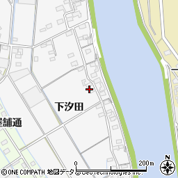 愛知県西尾市一色町松木島下汐田84周辺の地図