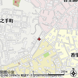 大阪府枚方市香里園山之手町50-33周辺の地図