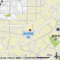 静岡県浜松市浜名区横須賀1499周辺の地図