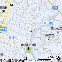 兵庫県姫路市東山304周辺の地図