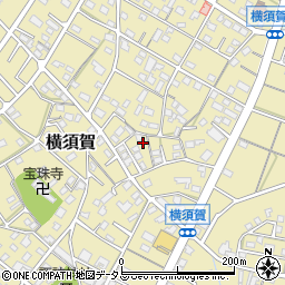 静岡県浜松市浜名区横須賀463周辺の地図