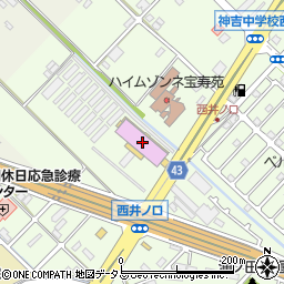 兵庫県加古川市東神吉町西井ノ口301周辺の地図