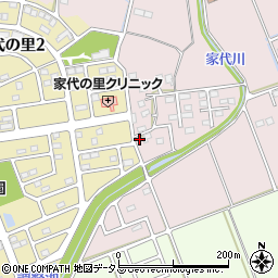 静岡県掛川市家代2194周辺の地図