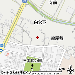 愛知県豊橋市石巻本町森屋敷周辺の地図